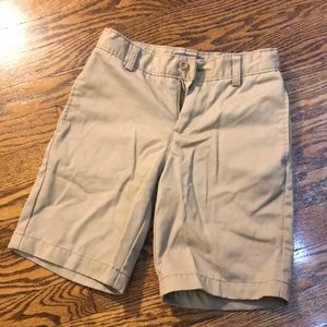 Lands’ End school uniform shorts khaki size 8